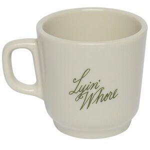 Lyin’ Mug with Green Accent